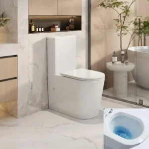 Mercio Vera Tornado Quiet Flush Wall Faced Toilet -450mm Comfort Height