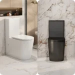 Mercio Berlin Rimless Tornado Quiet Flush Back to Wall Toilet 450 Comfort Height
