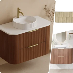Ceto Artis 900 x 500mm PVC Waterproof Wall Huang Vanity Unit 3 Colours
