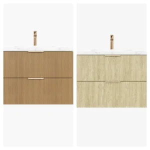 Ceto Eden 900x370mm PVC Waterproof Wall Huang Vanity Unit 2 Colours