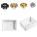 Otti Butlers Sink Kitchen Laundry Ceramic Sink Essentials 530x395x200mm