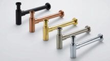 40mm Round Bottle Trap Waste Basin Sink Bathroom Pipe Solid Brass 5 Colours