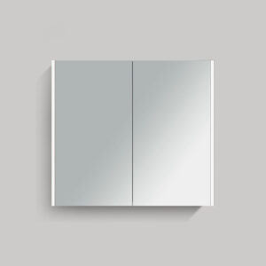Matte White 600 750 900 1200 1500 PVC Thermal Foil Mirror Shaving Cabinet