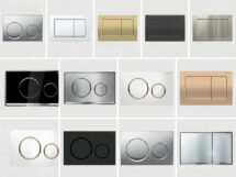 Mercio / Geberit Flush Plate Buttons for Geberit concealed dual-flush cistern
