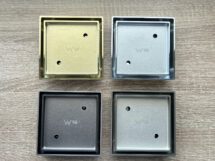 115mm Square Full Brass Made Floor Tile Insert Smartwaste