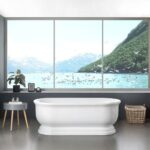 Ceto Fremantle 1690mm White Oval Renaissance Style Acrylic Freestanding Bath Tub