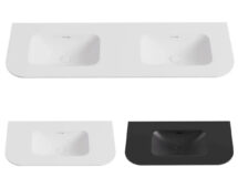 Lukka Aruro Bathroom Vanity Top for 500mm Depth Curved Vanity