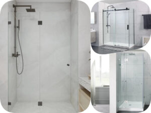CVP062 Wall to Wall / L-Shape Shower Screen Premium Frameless 10mm Glass Shower Screen