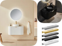 Avalon 900 x 500mm Ultra Wide PVC Waterproof Fluted Nested Inner Shelf Vanity