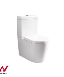 KDK 002R Rimless Back to Wall Faced Toilet Soft Close Seat / S & P Trap