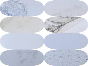 Stone Kitchen Benchtop Slab 3200x1600x20mm Calacatta Taj Mahal Island Countertop