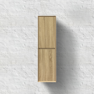 INDIE / DEVO 1400mm x 400mm White Oak Timber Wood Grain Bathroom Tallboy Cabinet