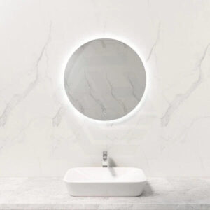MH Round 600mm 800mm Touch Sensor Backlit Frameless Mirror with Defogger