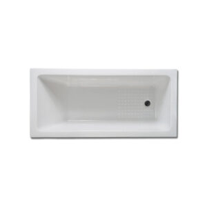 SANDY 1470mm 1690mm Square Rectangular Drop In Insert Island Acrylic Bath Tub