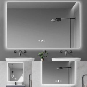 Mercio Touch Free 600 900 1200mm Slim Backlit Motion Sensor Copper-free LED Mirror
