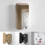 Otti Newport 900x450mm Soft Rectangle Shape Bathroom Mirror Cabinet / 3 Colours