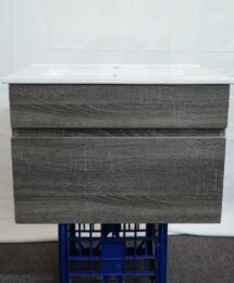 *SALE* ASTI 600mm Grey Oak PVC Thermal Foil Timber Wood Grain Wall Hung Vanity