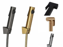 Aquaperla Hand Spray Toilet Bidet Kit Chrome/Gold/Black/Gunmetal/Brushed Nickel